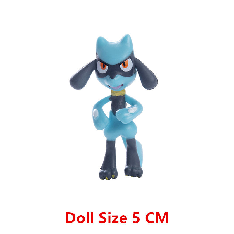 Pokemon Anime Figure Pikachu Eevee Charizard Mewtwo Cartoons Figure Collection Model Pocket Monster Action Toys Kids Birthday Gi