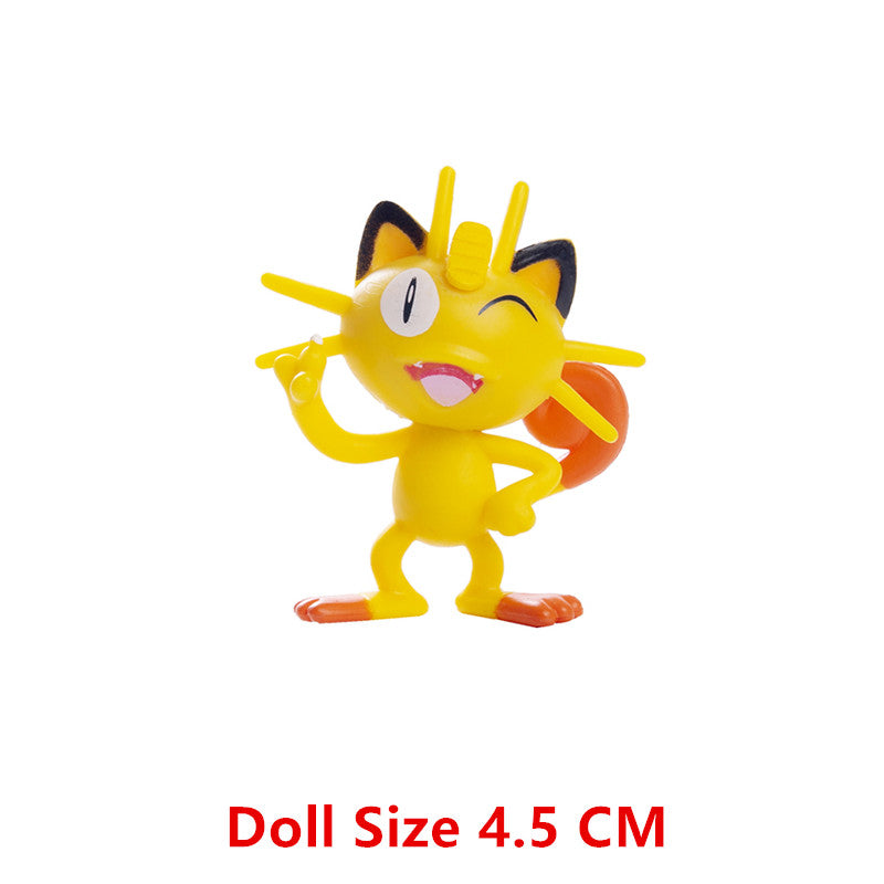 Pokemon Anime Figure Pikachu Eevee Charizard Mewtwo Cartoons Figure Collection Model Pocket Monster Action Toys Kids Birthday Gi