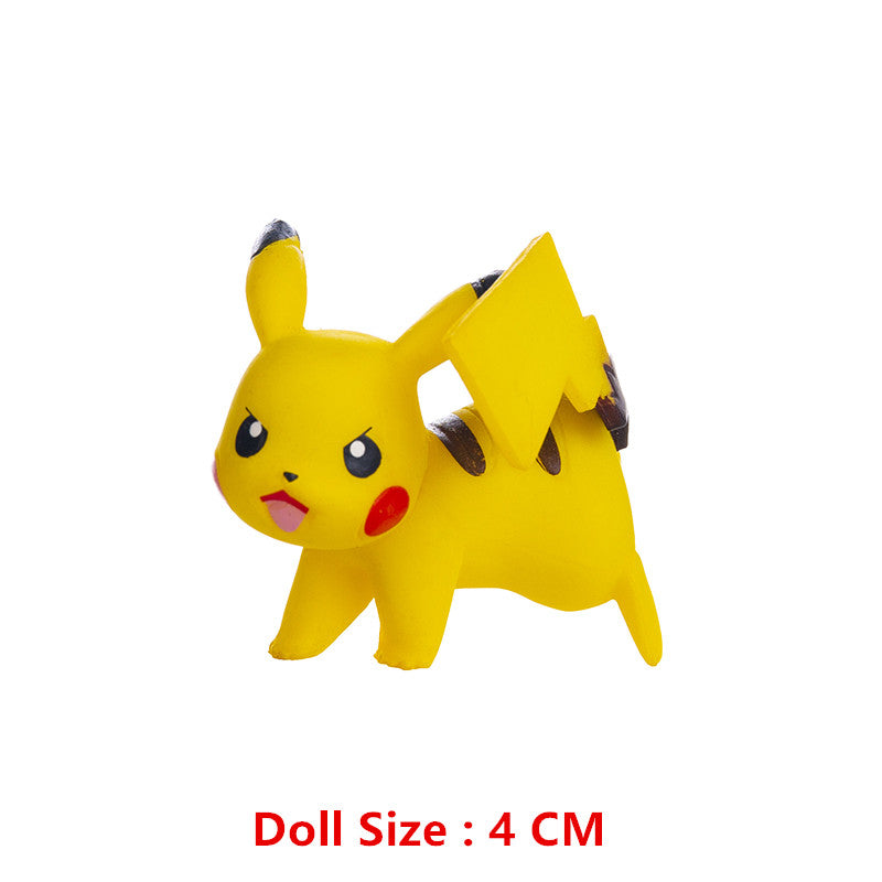 Pokemon Anime Figure Pikachu Eevee Charizard Mewtwo Cartoons Figure Collection Model Pocket Monster Action Toys Kids Birthday Gi