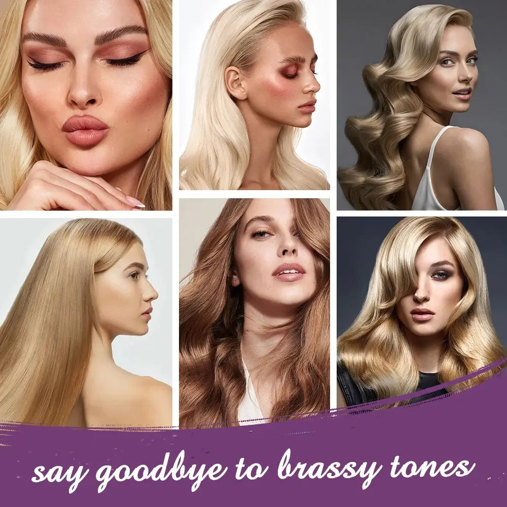 Karseell 500ml Purple Hair Mask Professional Neutralizes Brass Yellow Tones For Blonde Silver Gray Highlighted Hair HortonBe