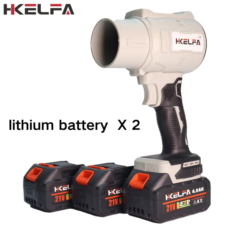HKELFA 2000W Turbo Jet Fan Electric Turbo Blowers Jet Fan 200M/S Violent Air Blower Car Dryer Dust Blowing Power Tool
