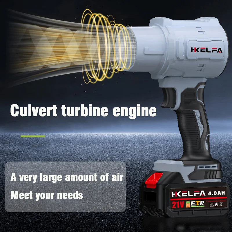 HKELFA 2000W Turbo Jet Fan Electric Turbo Blowers Jet Fan 200M/S Violent Air Blower Car Dryer Dust Blowing Power Tool