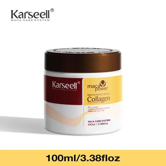 Karseell Collagen Hair Treatment Deep Repair Conditioning Argan Oil Hair Mask Essence for Dry Damaged Hair 100ml/500ml HortonBe