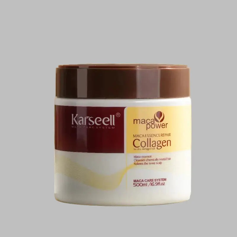 Karseell Collagen Hair Treatment Deep Repair Conditioning Argan Oil Hair Mask Essence for Dry Damaged Hair 100ml/500ml HortonBe