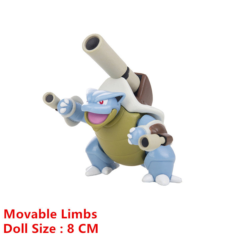 Pokemon Anime Figure Pikachu Eevee Charizard Mewtwo Cartoons Figure Collection Model Pocket Monster Action Toys Kids Birthday Gi