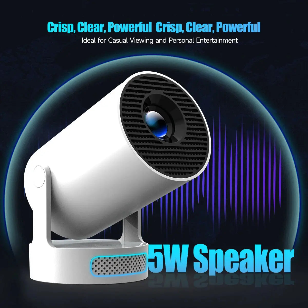 Magcubic HY300 Pro + Ultra Projector 4K 720P Android 11 with WiFi 6 BT5.4 Auto Vertical Keystone 5W Speaker for Home Outdoor HortonBe