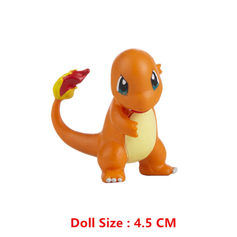 Pokemon Anime Figure Pikachu Eevee Charizard Mewtwo Cartoons Figure Collection Model Pocket Monster Action Toys Kids Birthday Gi