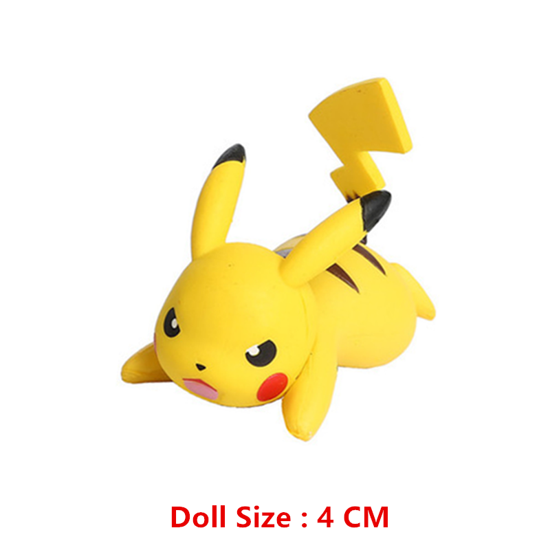 Pokemon Anime Figure Pikachu Eevee Charizard Mewtwo Cartoons Figure Collection Model Pocket Monster Action Toys Kids Birthday Gi