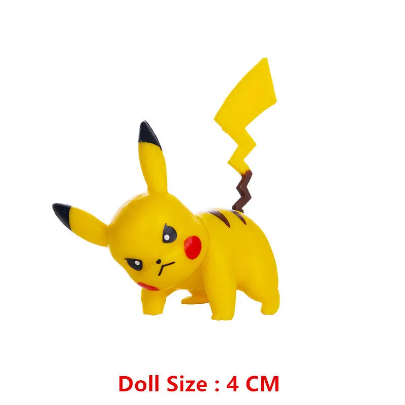 Pokemon Anime Figure Pikachu Eevee Charizard Mewtwo Cartoons Figure Collection Model Pocket Monster Action Toys Kids Birthday Gi HortonBe