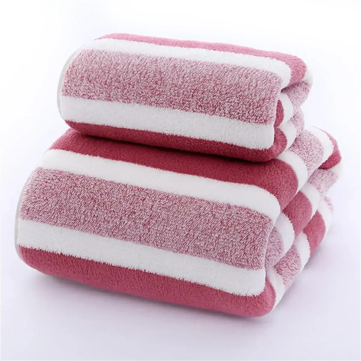 Quick-Drying Striped Towel Set For Soft And Absorbent Bathroom Experience Bath Towel Or Hand Towel HortonBe