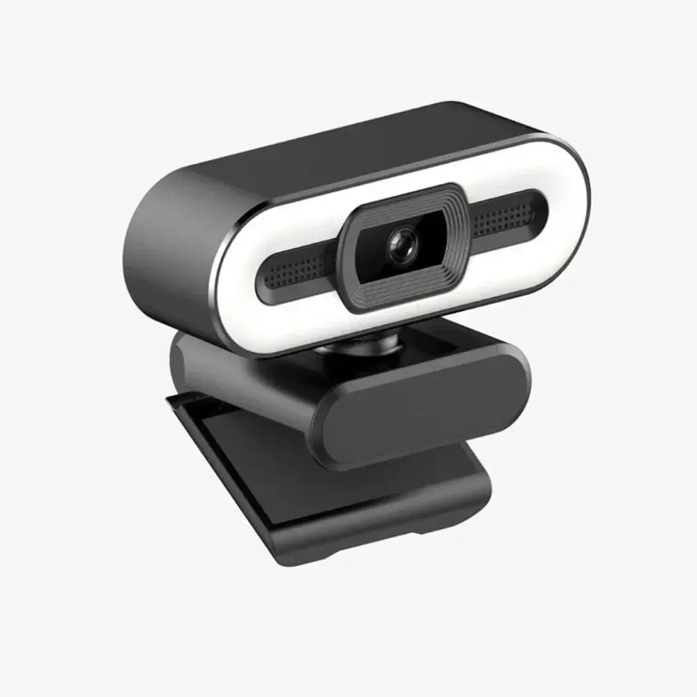 Portable Full HD 1080P 2K 4K Webcam PC Laptop Auto Focus Webcam Live Streaming Flexible with Microphone Live Broadcast withLight HortonBe