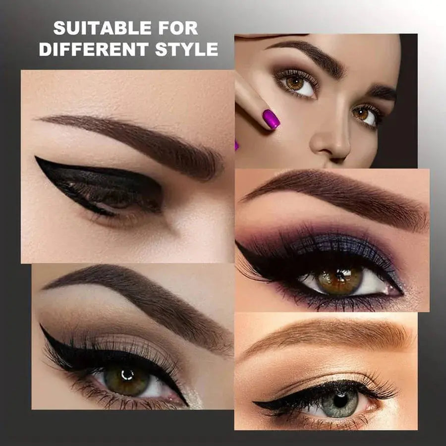 Waterproof Eyebrow Pen, Microblading Eyebrow Pencil With 4 Split Head, Natural Looking Brows Makeup ( 5 Colors) HortonBe